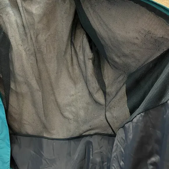 The North Face Resolve Jacket Womens Large Teal HyVent Waterproof Hooded Rain - Picture 10 of 10